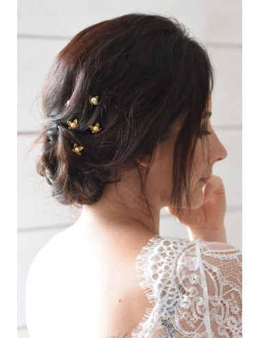 5 pics à cheveux pour le chignon de la mariée