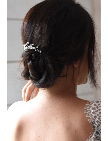 Peigne à cheveux pour la mariée modèle Trésor, style glam chic