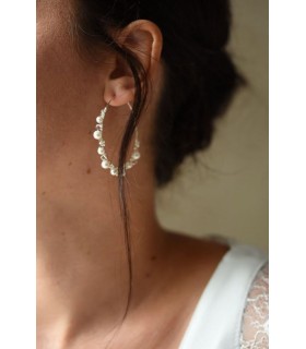Boucles d'oreilles pour la mariée