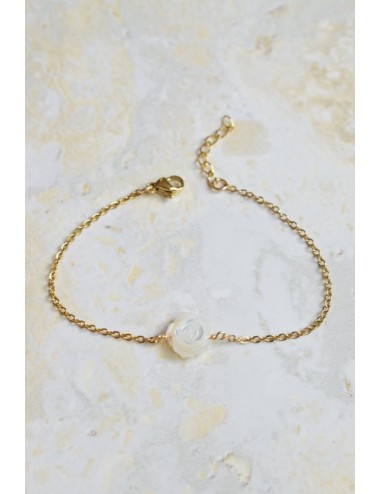 Bracelet fleur de nacre