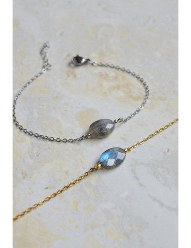 Bracelet Labradorite ovale