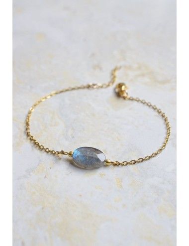 Bracelet Labradorite ovale