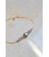Bracelet perles de labradorite