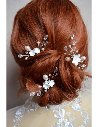 Pics à cheveux pour le chignon de la mariée