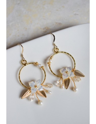 Boucles d'oreilles Mirage, romantiques pour la mariée