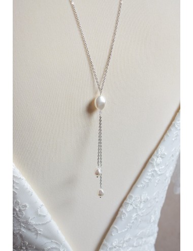 Collier de dos Muse pour la mariée en robe dos nu décolletée