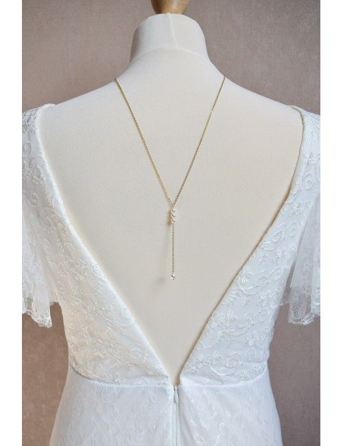 Collier de dos Atlanta pour la mariée