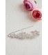 broche attache traine de mariage avec des strass