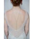 collier pour robe de mariée dos nu Gala avec des perles nacrées en cascade