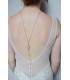 Collier de dos mariage Luna