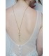 Collier de dos mariage Luna