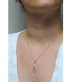 Collier Cercle d'or minimaliste