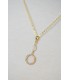 Collier Cercle d'or minimaliste