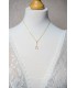 Collier Cercle d'or minimaliste