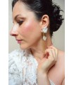 Boucles d'oreilles Nymphéa