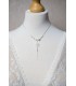 Collier de mariage romantique Flora