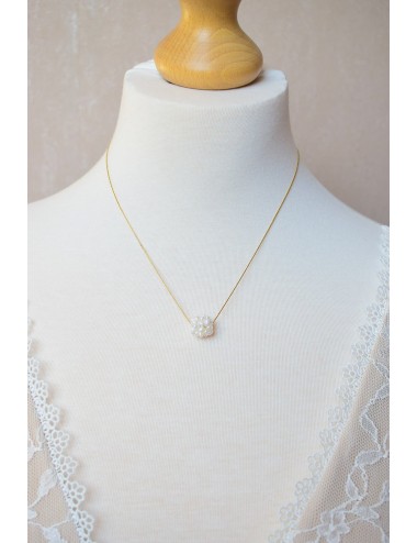 Collier de mariée Toscane avec une bille de perles de culture