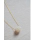 collier de mariage minimaliste perle de culture