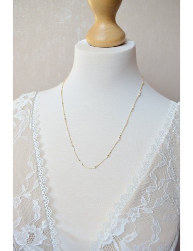 Collier de mariage modèle Charmille au style minimaliste et épure