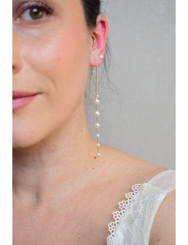 Boucles d'oreilles pour la mariée modèle Elisabeth, élégantes