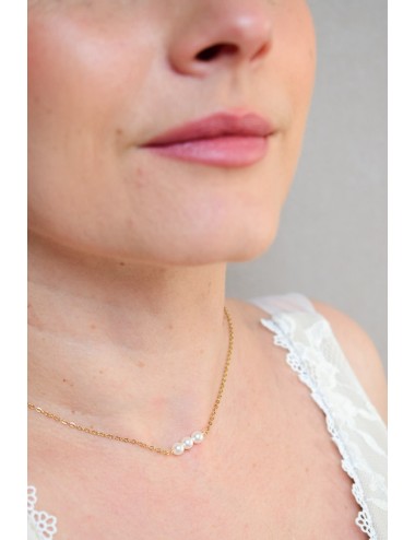 Collier de dos chic et glamour Albane pour robe dos nu